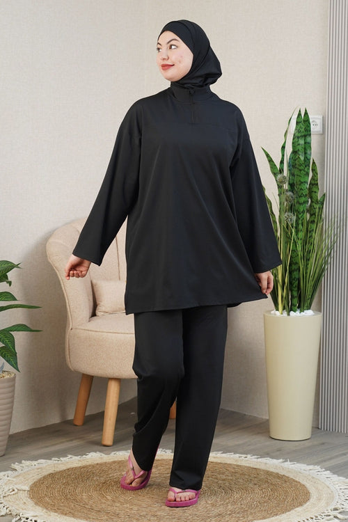 Burkini Nadia VIP FASHION — Noir — Polyamide séchage rapide