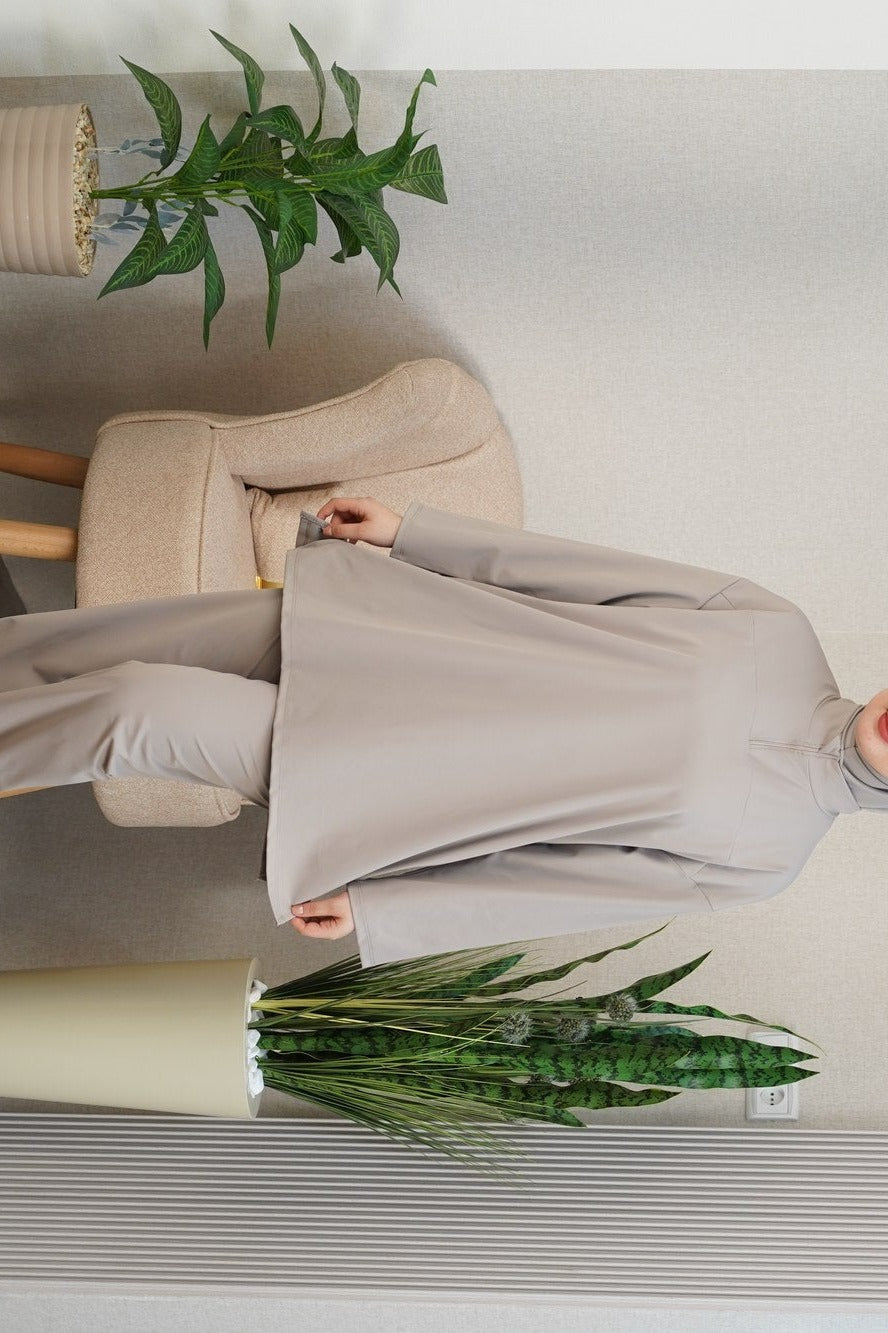 Burkini Nadia VIP FASHION — Beige — Tenue de bain pudique
