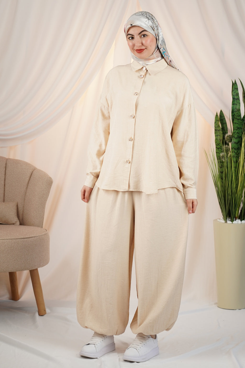 Ensemble Yasmine Beige