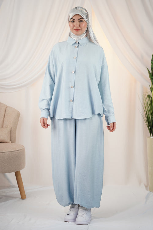 Ensemble Yasmine Bleu Ciel