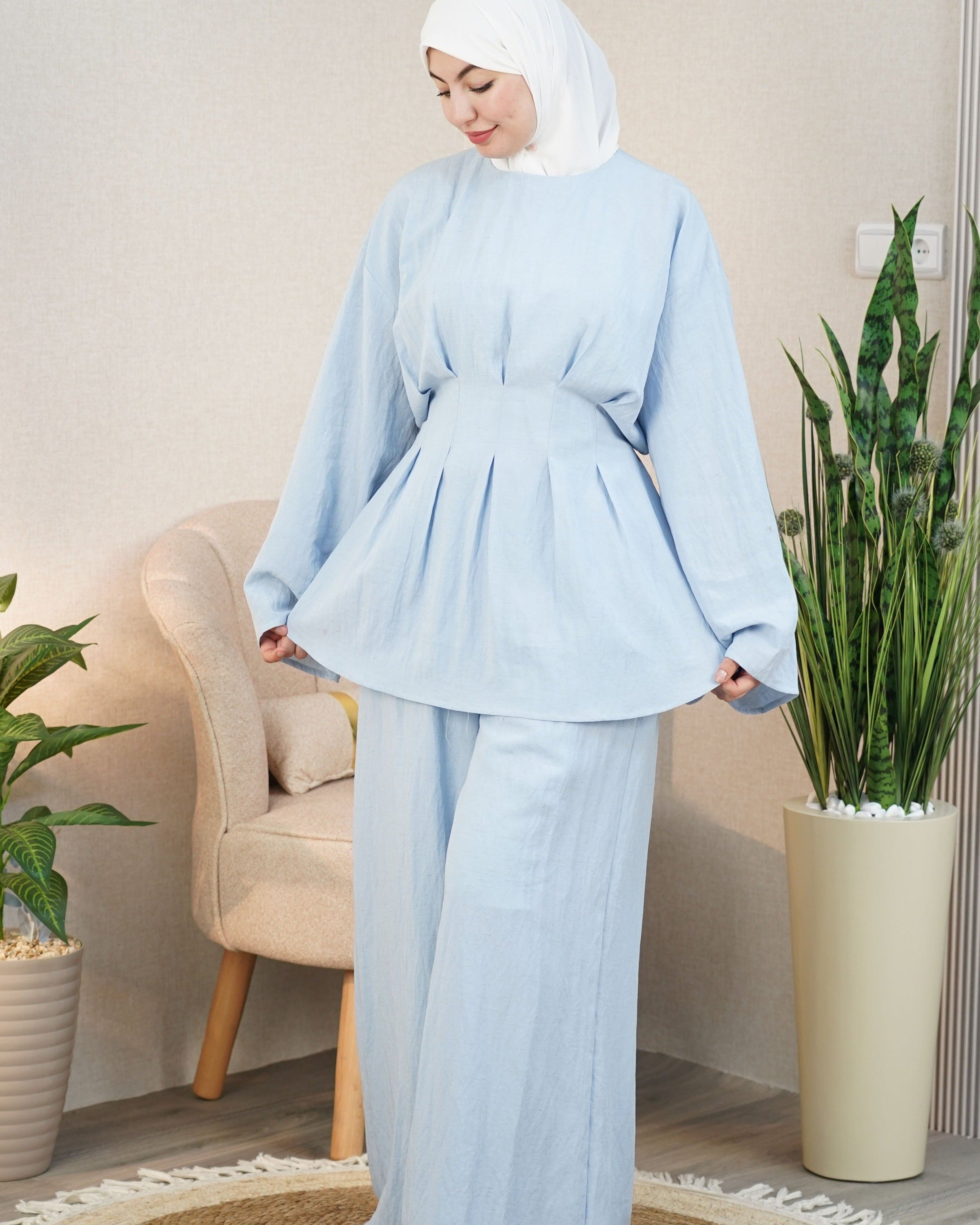Ensemble Safae - vue 1, lin premium, VIP Fashion