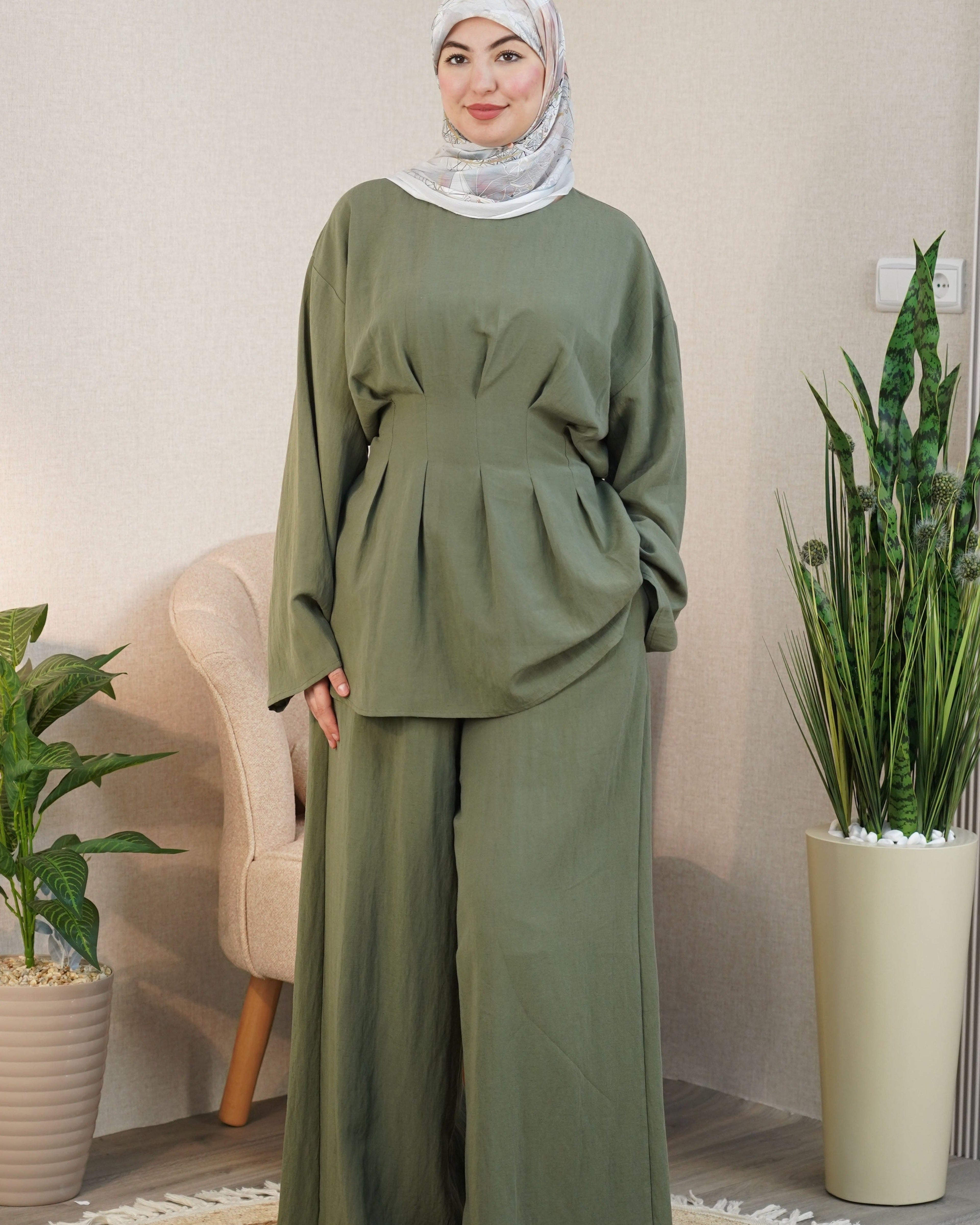 Ensemble Safae - vue 2, lin premium, VIP Fashion