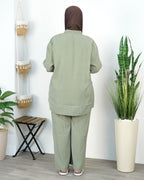 Ensemble Zahra — tunique et pantalon, coupe fluide